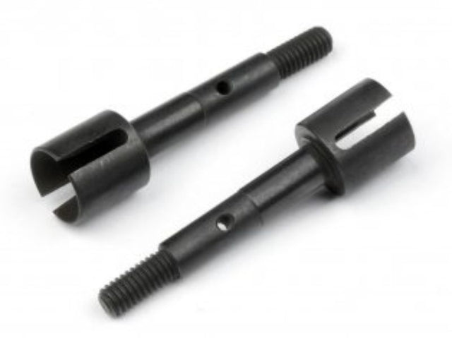Durable 5x40mm axles for RC vehicles, enhancing stability and performance for SAVAGE XS and BULLET models.