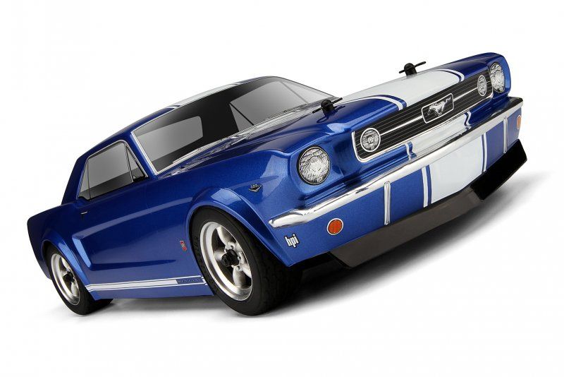 1966 Mustang GT radio control body, 200mm, detailed design for enhanced RC racing performance.