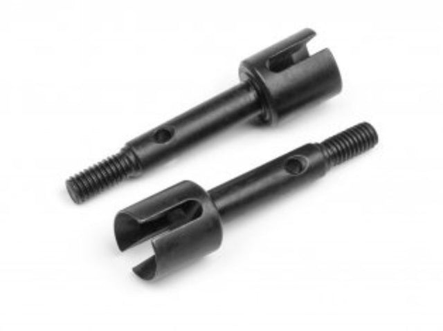 Durable Radio Control Stub Axle set for improved stability and performance in RC vehicles during high-speed races and off-road adventures.