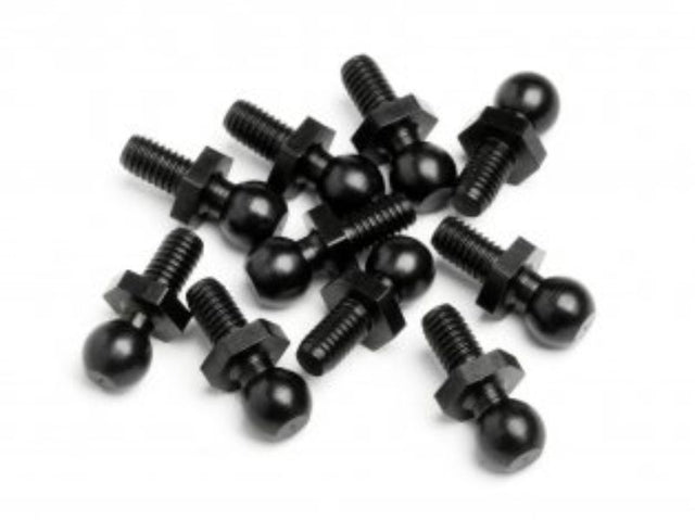 Radio Control Ball Stud 4.8/12mm (10) for secure connections in RC models, ensuring durability and optimal performance.