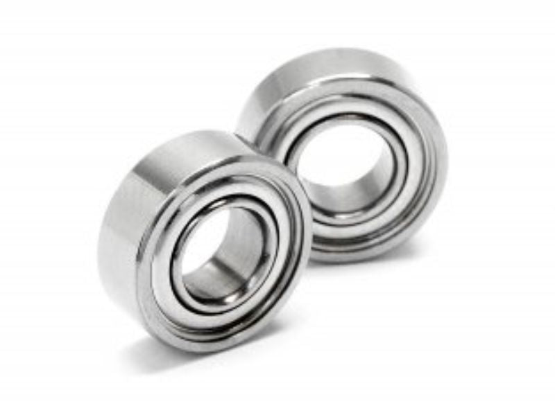 Set of 2 durable ball bearings, dimensions 5x14x4mm, ideal for radio control applications.