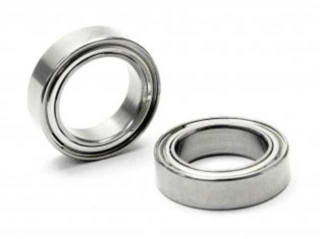 High-performance 10x15x4mm ball bearings for smooth operation in RC cars, drones, and airplanes, pack of 2.