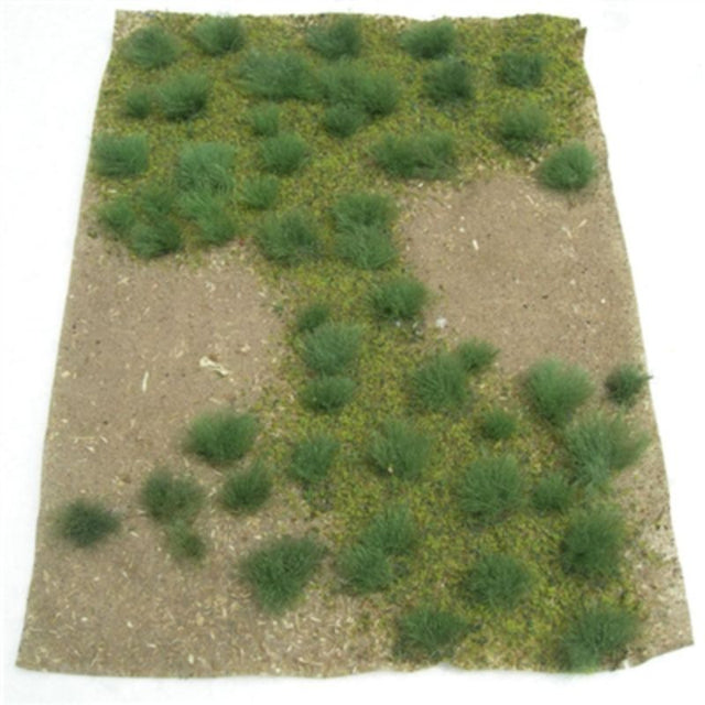 125x175mm Green Grassla sheet for model scenery, featuring realistic green tones for dioramas and train sets.