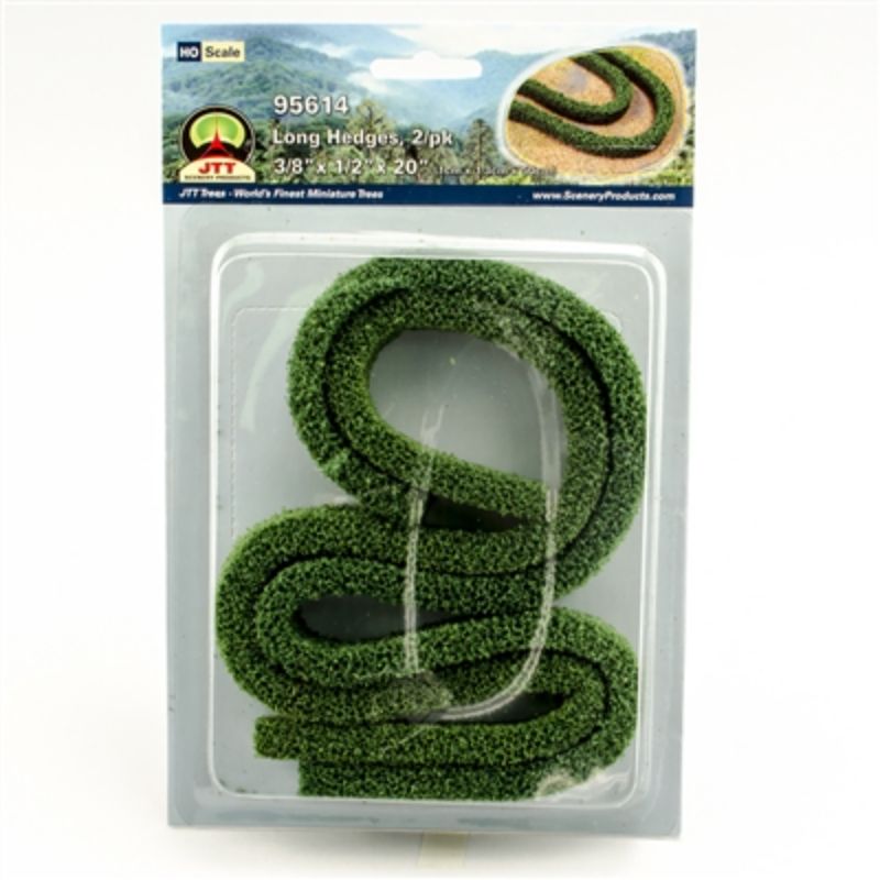 JJT Model Scenery - HO: Hedges 10x13x508mm (2)