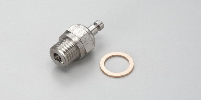 Kyosho zGlow Plug: Std (Repl. 74904) for enhanced nitro engine performance and reliable ignition in RC vehicles.
