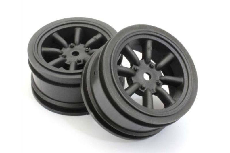 Kyosho 1/10 RS Watanabe 24mm wheels, lightweight, durable, classic design for enhanced RC car performance and style.