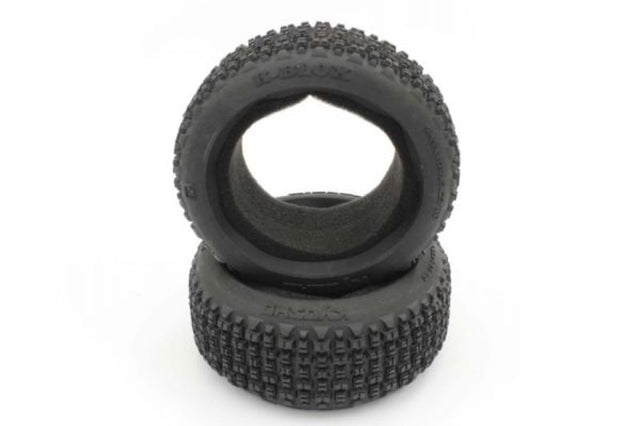 High-quality Kyosho 1/8 K Blox Tyres (2) for superior grip and control in RC cars, ideal for various terrains.