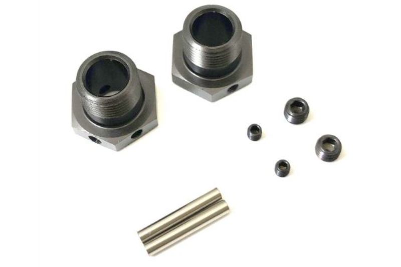 Kyosho MP9/10/MF Narrow Wheel Hubs set (4) for enhanced stability and performance in RC racing.
