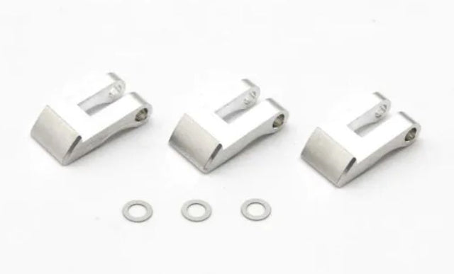 Lightweight aluminum clutch shoes for Kyosho RC vehicles, enhancing performance and durability for better acceleration.