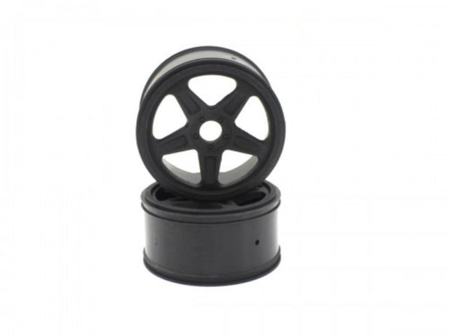 Kyosho IGT Wheel: Sleek 5-spoke black design for RC cars, enhancing grip, stability, and overall performance.
