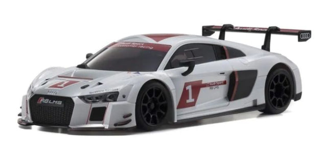 Kyosho MR-03W Audi R8 LMS body shell, designed for realism, performance, and perfect fit on MR-03 chassis.