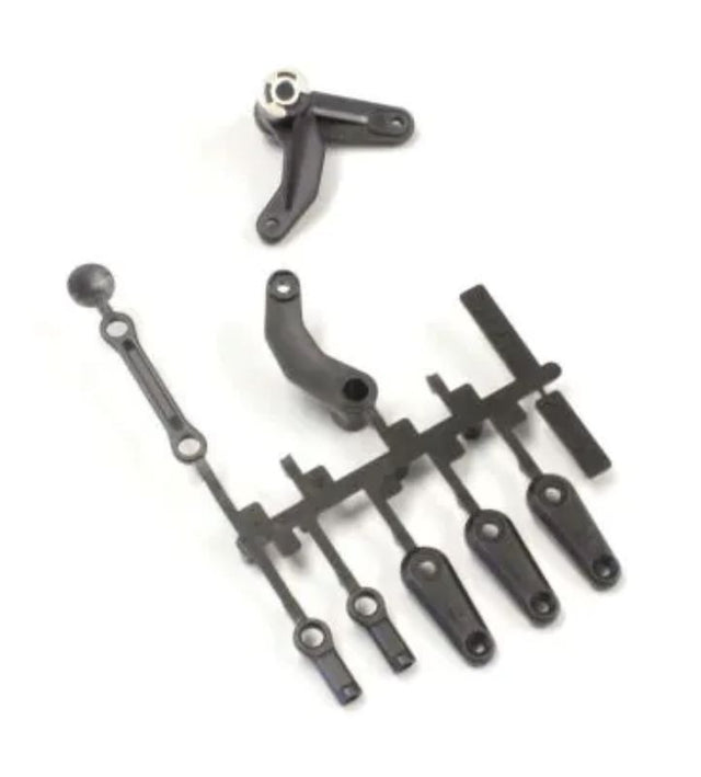 High-performance Optima Servo Saver set for enhanced steering control in Kyosho RC cars.