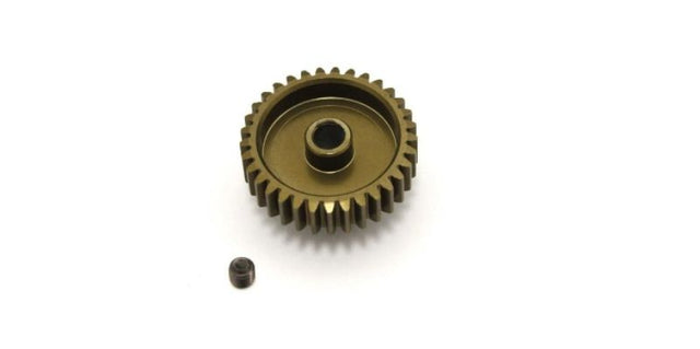 Kyosho Vlvt Ctd Pinion Gear 33T 48DP for enhanced RC performance, offering precision, durability, and optimal power transfer.