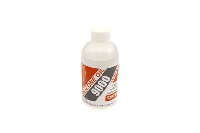 Kyosho Silicone Oil #9000 40cc for superior RC shock performance and stability in racing and off-road applications.