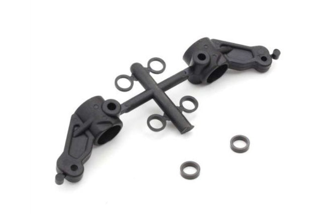 Kyosho RB7 FR Knuckle Arm for improved steering and handling in RC racing, lightweight yet durable upgrade part.
