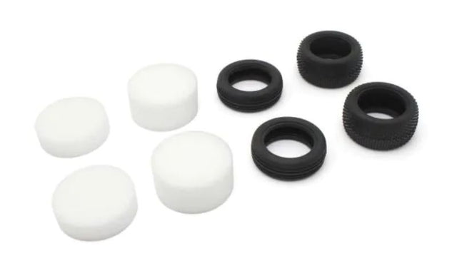 Kyosho SB Tyres (FRx2/RRx2) with inserts for enhanced grip and performance in RC racing on various surfaces.