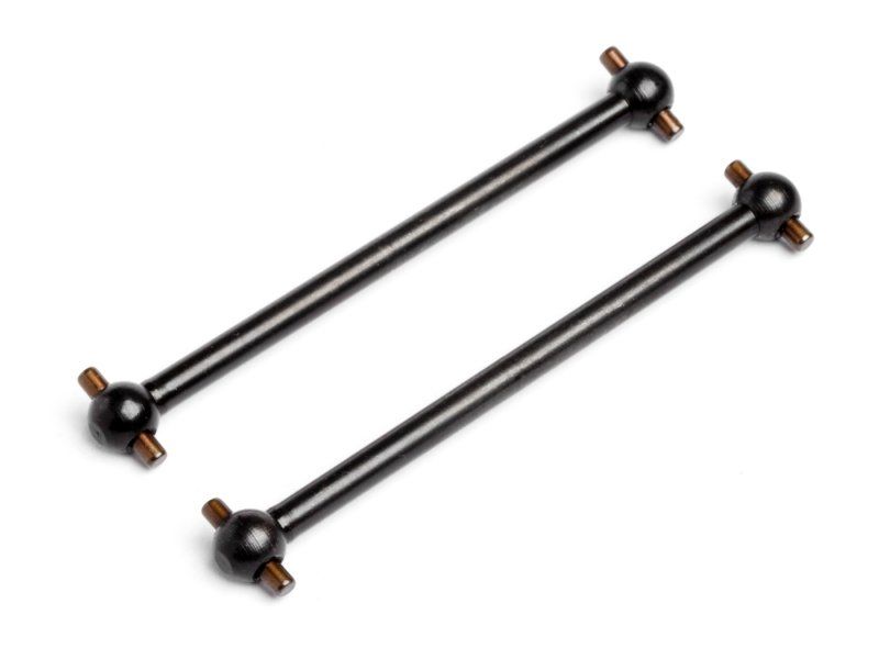 Durable 55mm StradaTC/DC dogbones for RC vehicles, ensuring flexibility and precision performance on all terrains.