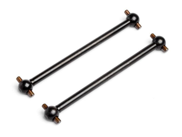 Durable 55mm StradaTC/DC dogbones for RC vehicles, ensuring flexibility and precision performance on all terrains.