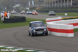 Scalextric Goodwood Mini 1275GT #60 slot car, 1/32 scale replica of the classic BTCC racer in vibrant colors.