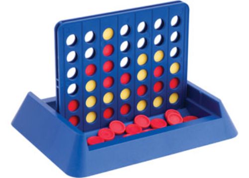 Blue Opal - Travel Four in a Row Game