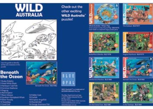 Blue Opal - Wild Aust Beneath the Oceans 200pc