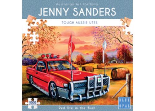 Blue Opal - Red Ute in the Bush 1000pc