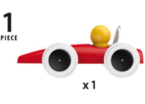 BRIO Toddler - Race Car Assort 4 Colours CDU8