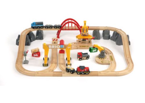 BRIO Set - Cargo Railway Deluxe Set 54 pieces