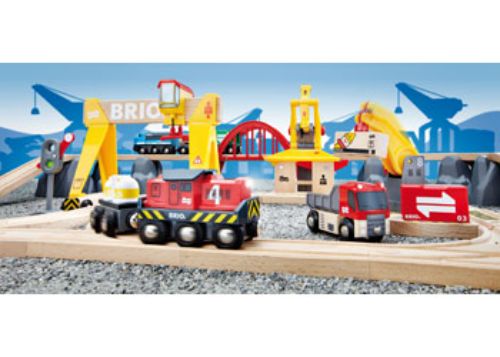 BRIO Set - Cargo Railway Deluxe Set 54 pieces