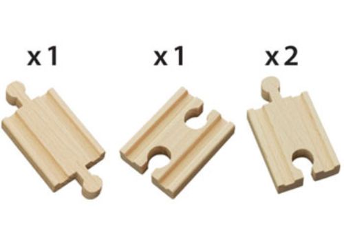 BRIO Tracks - Mini Straight Tracks 4 pieces