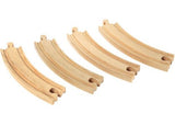 BRIO Tracks - Large Curved Tracks 4 pieces