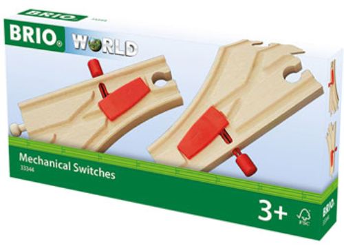 BRIO Tracks - Mechanical Switches 2 pieces