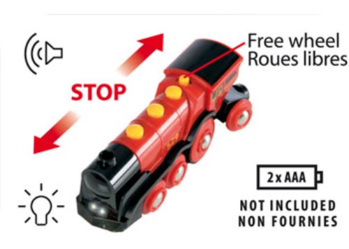 BRIO BO - Mighty Red Action Locomotive