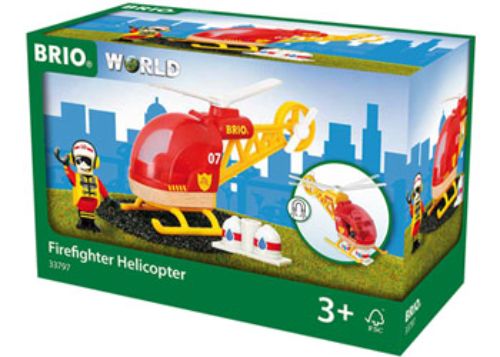 BRIO Vehicle - Firefighter Helicopter 3 pieces