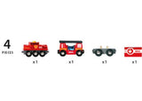 BRIO Train - Rescue Firefighting Train 4 pieces