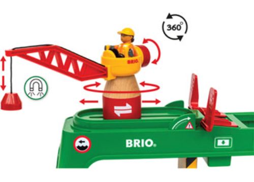 BRIO Crane - Container Crane 6 pieces