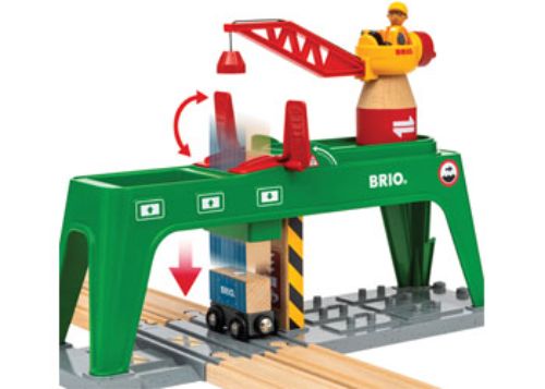 BRIO Crane - Container Crane 6 pieces