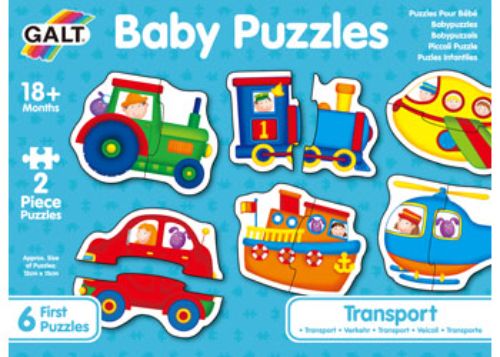 Galt - Baby Puzzles - Transport - 2pcs