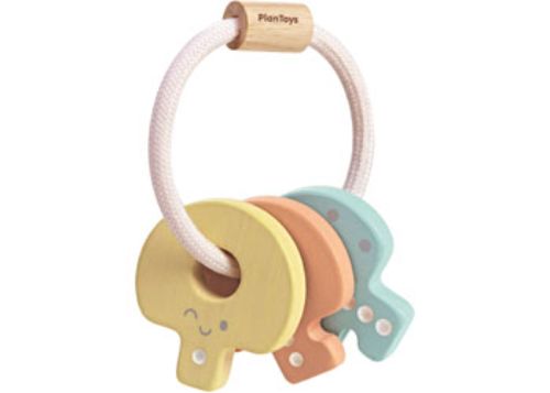 PlanToys - Key Rattle - Pastel