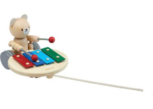 PlanToys - Pull-Along Musical Bear