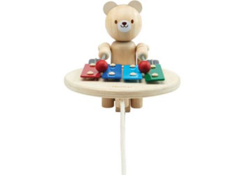PlanToys - Pull-Along Musical Bear