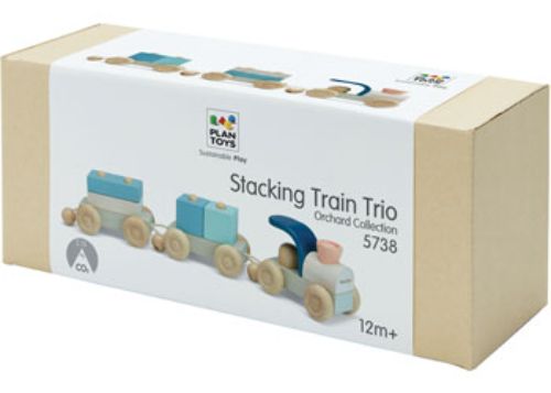 PlanToys - Stacking Train Trio