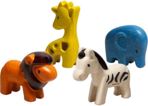 PlanToys - Wild Animals Set