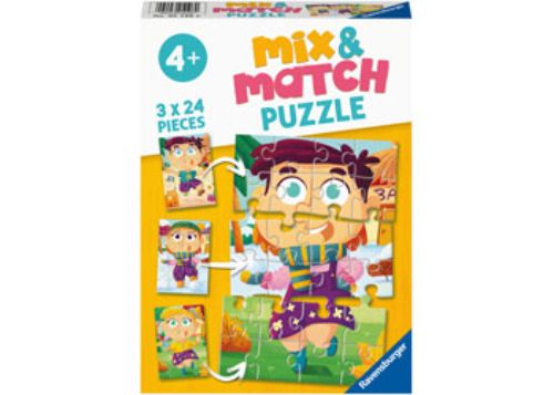 Puzzle - Ravensburger - Fashion Mix Puzzle 3x24pc