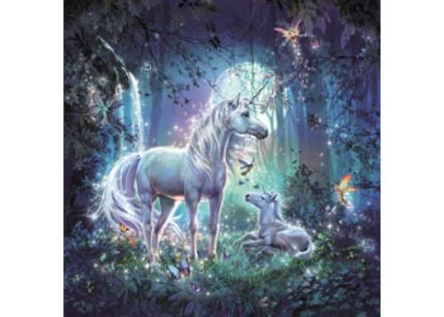 Puzzle - Ravensburger - Beautiful Unicorns Puzzle 3x49pc