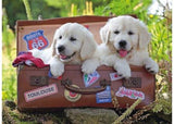 Puzzle - Ravensburger - Travelling Puppies Puzzle 100pc