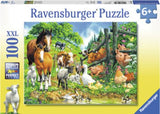 Puzzle - Ravensburger - Animal Get Together Puzzle 100pc