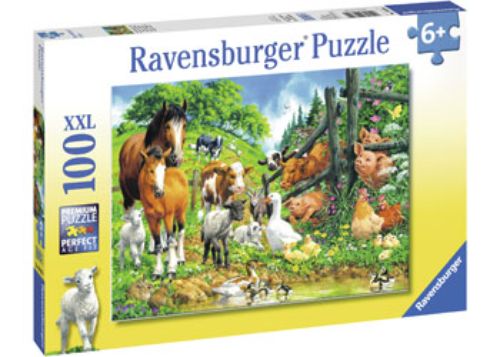 Puzzle - Ravensburger - Animal Get Together Puzzle 100pc