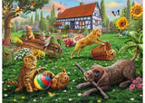 Puzzle - Ravensburger - Playing in the Yard Puzzle 200pc