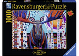 Puzzle - Ravensburger - Winter Moose Puzzle 1000pc